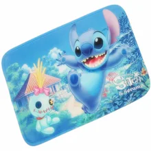 Дисней, мультяшный коврик лилио и стич, детский коврик для ванной комнаты, декоративный ковер для спальни, внутренний коврик для пола, детский игровой коврик, 38x58 см