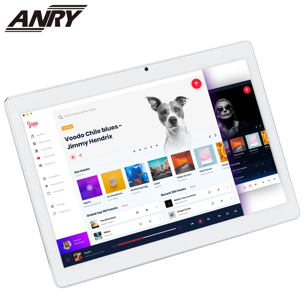 

ANRY Tablet 4G Phone Call 8000mAh MTK6797T X25 Android 8.1 Dual Sim Deca Core 1920*1200 4GB 64GB 10.1 Inch Tablet PC