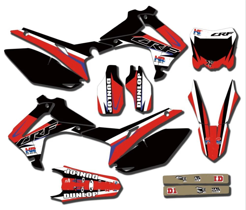 Набор наклеек для мотоцикла графическая наклейка Honda CRF450R CRF450 13-16 CRF250R CRF250 2014 2015 2016