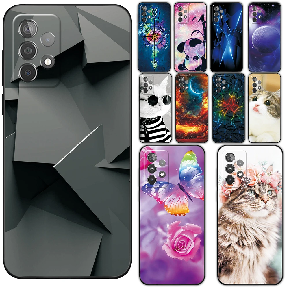 Per Samsung Galaxy A52 Custodia 4G 5G Cover Posteriore Del Telefono Per Samsung A52S Custodia Per Cartoni Animati Per Samsung A52 5G Silicone Soft Coq