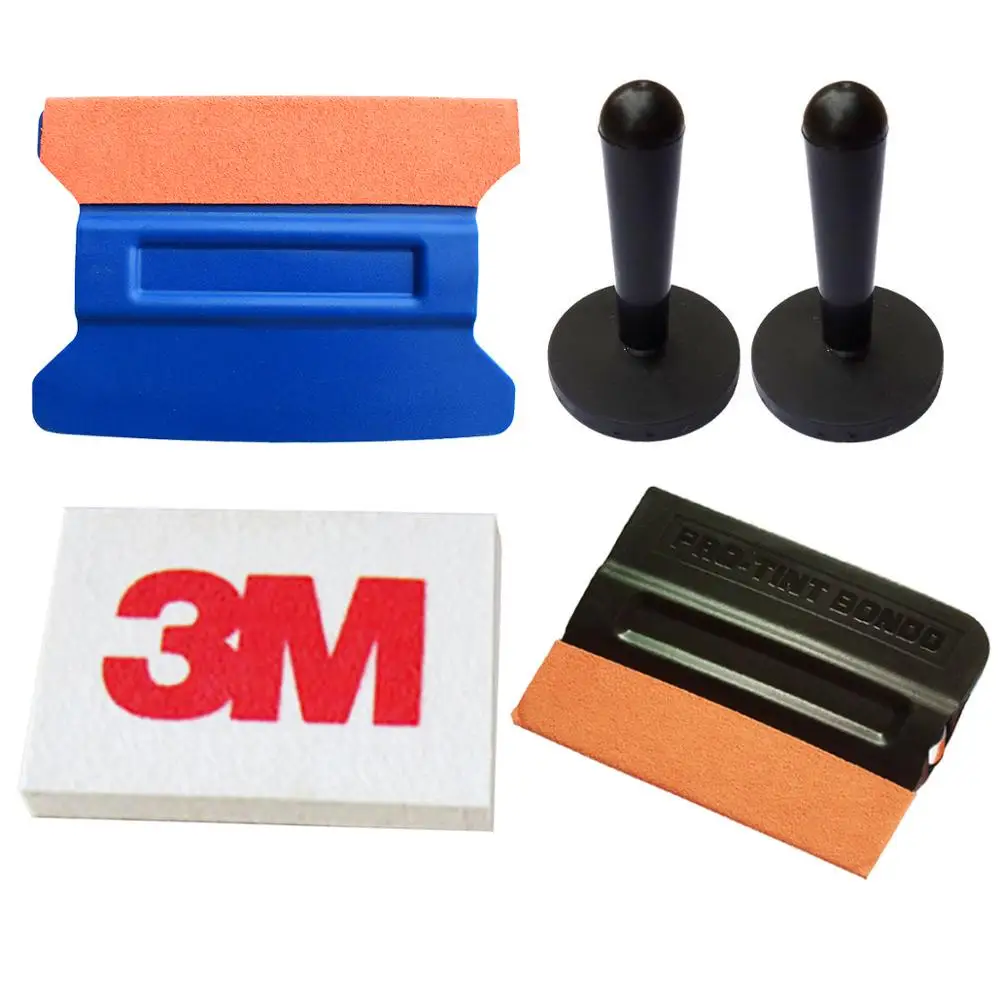 

CNGZSY Window Tinting Tool 3M Wool Squeegee Suede Scraper Magnet Holders Car Decals Film Wrap Vinyl Wallpaper Sticker Tools K30