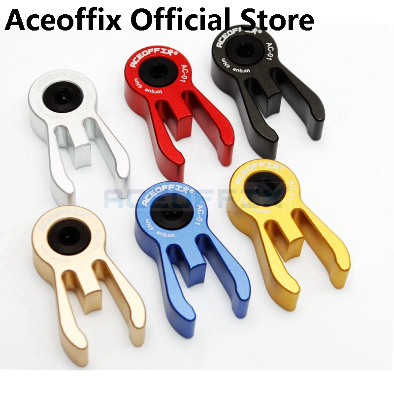 Aceoffix Titanium Ti Bike Handlebar Headpost Catcher With Bolt For Brompton 1Pc