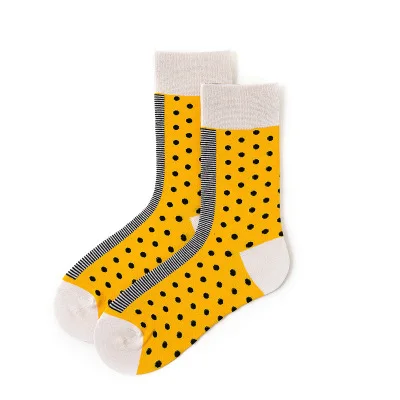 Зимние теплые женские носки, милые повседневные модные мягкие новые хлопковые цветные Мультяшные счастье кавай, забавные носки для рождественских подарков - Цвет: 11