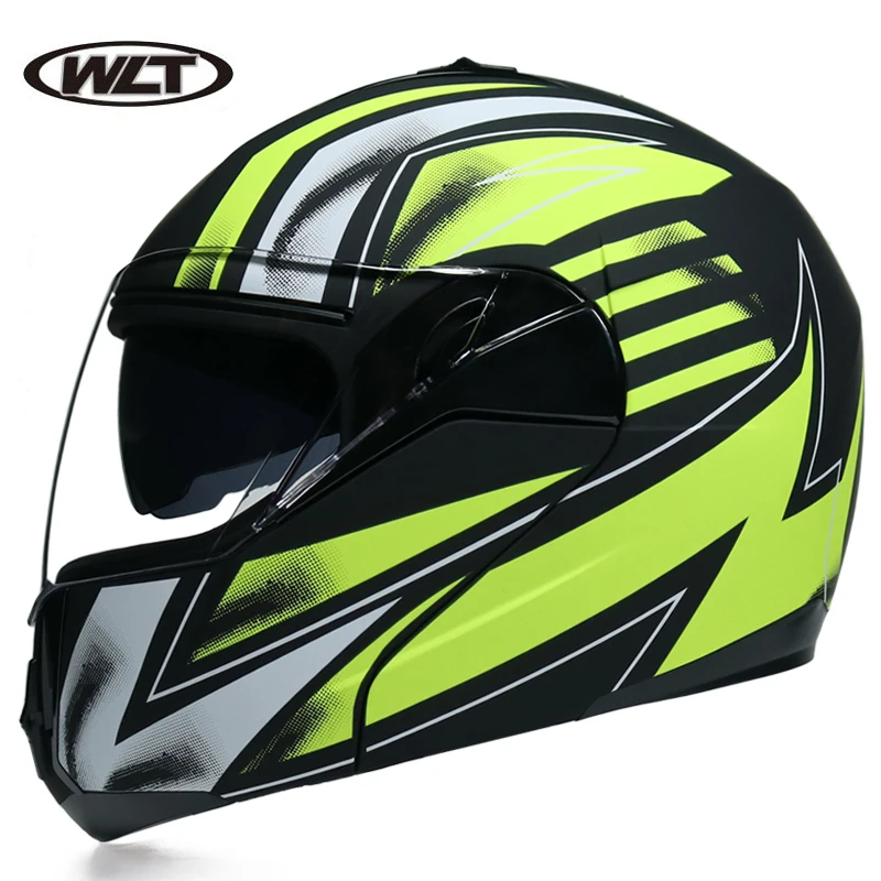 Новинка, высокое качество, модульный флип-шлем, двойной объектив, Capacete Casco, мотоциклетный гоночный шлем, DOT Approved - Цвет: 6