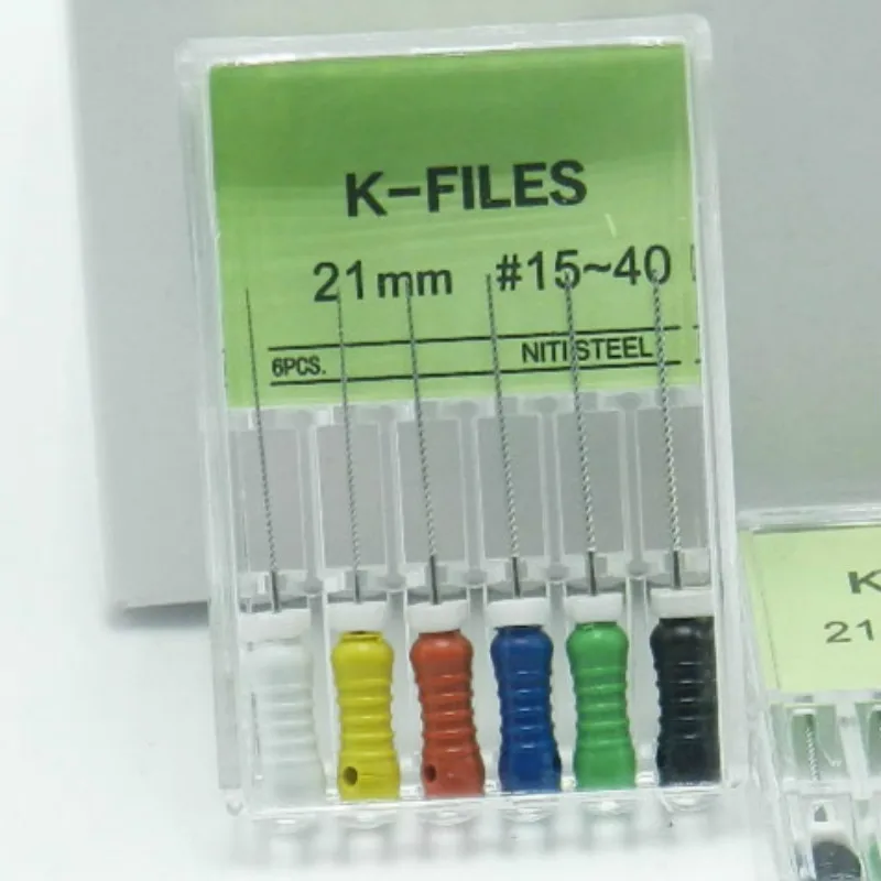 1 Pack Dental NITI K files 02 Taper root canal endo K FILE NITIFLES