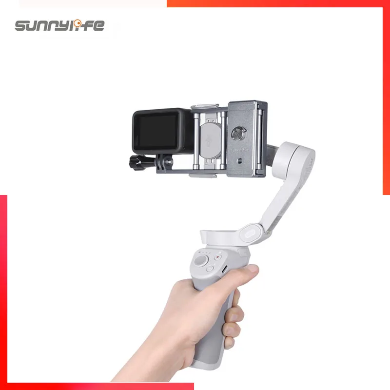 DJI OSMO Action Gopro Универсальный адаптер для камеры OM5 Mobile 3 Регулируемый самовес дизайн