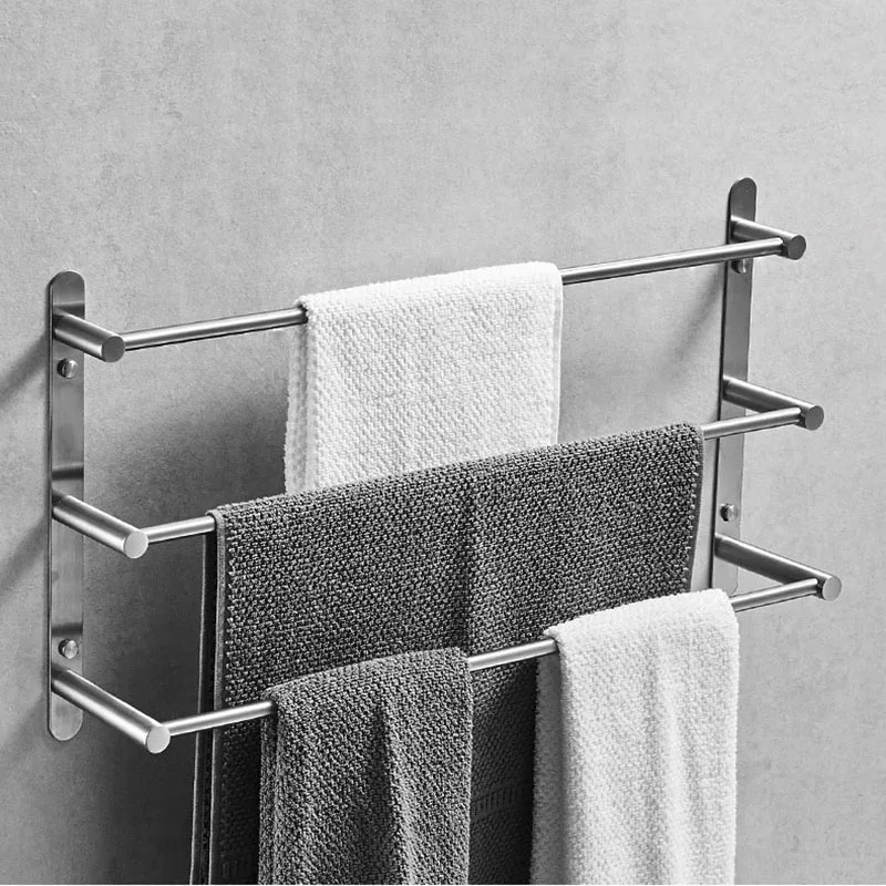 New Chrome Wall Mounted Bathroom Accessories Towel Bar Shower Basket eset005 