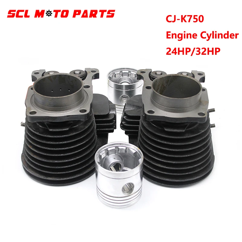 ALconstar-CJ-K750 Engine Cylinder with High Speed Pistons Rings 24HP 32HP 78mm For BMW R12 R71 M-72 High Quality