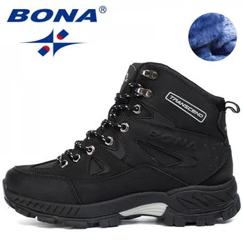 BONA-zapatos de senderismo antideslizantes para hombre, calzado para deportes al aire libre, para caminar, Trekking, escalada, botas cómodas