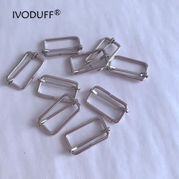 

10pcs/lot Metal Slider buckle For Bag Strap, 1 inch Adjust Buckle For DIY Purse Bags
