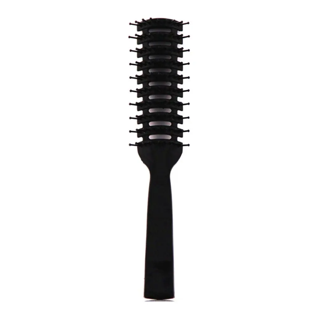 

Retro Wood Roll Comb Bristle Anti-Static Curly Handle Brush Hairdressing Hair Salon Hair Styling Care Tools