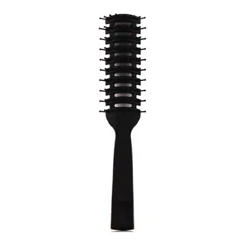 

Retro Wood Roll Comb Bristle Anti-Static Curly Handle Brush Hairdressing Hair Salon Hair Styling Care Tools