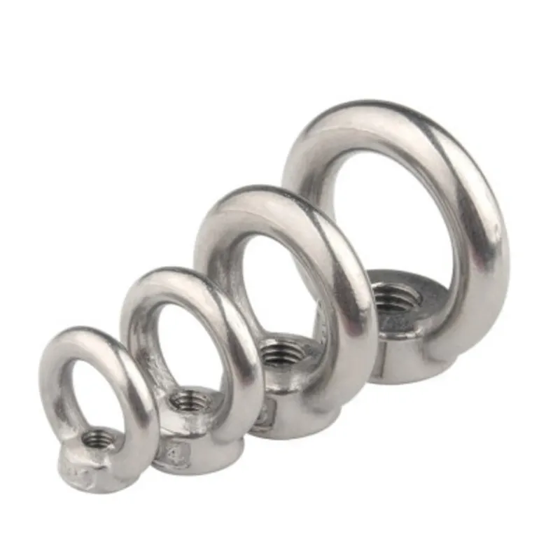 M5/M6/M8/M10/M12 304 Stainless Steel Lifting Eye Nut Ring Shape Nuts GL 