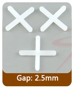 100 шт плитка разделитель крест пластик 2,5 мм плиточные керамические тильщики сантехники белый