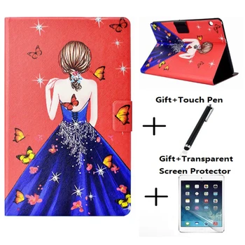 

MediaPad T3 10.0 Slim PU Leather Case Cover 9.6'' Print Protective Stand For Huawei T3 10 AGS-L09 AGS-L03 Tablet PC Cases Fundas