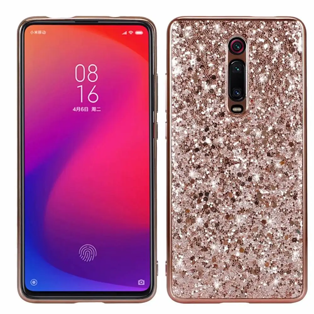 Блестящий силиконовый чехол с блестками для Xiaomi Mi 9 9T Pro Redmi K20 Note 7|Бамперы| |