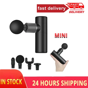 

Morease Mini Electric Massage Gun Deep Muscle Fascial Neck And Back Massager Gun Relief Pain Relax Small Fitness Equipment