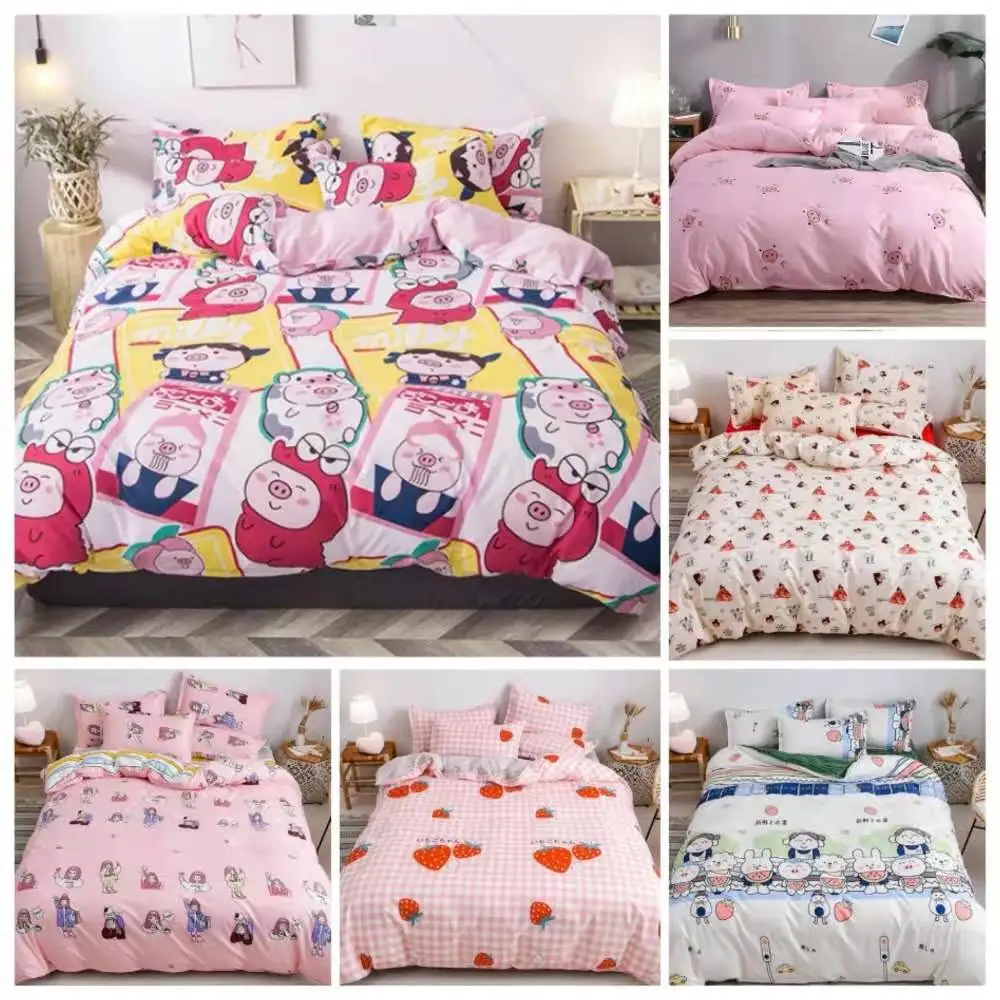 

2/3 pieces of luxury duvet bedding cover double/queen/king size frog prince quilt cover