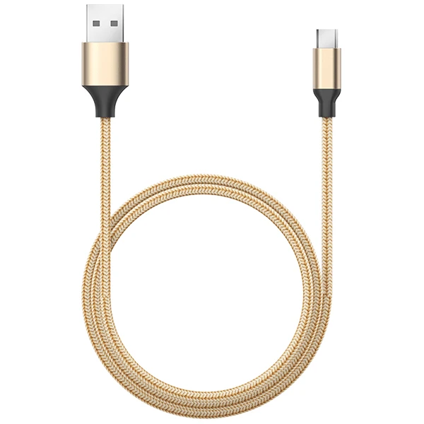 Gold Benks 2A Micro USB кабель передачи данных для быстрой зарядки для Xiaomi Redmi Note 5 Pro samsung S7 S6 Android телефон USB зарядка нейлоновый шнур - Цвет: Gold