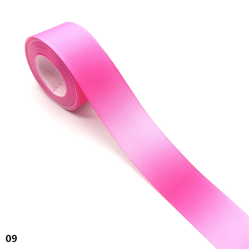 Gradient Rainbow Grosgrain Ribbon - 3 Yards for Creative DIY Decor & Gift Wrapping