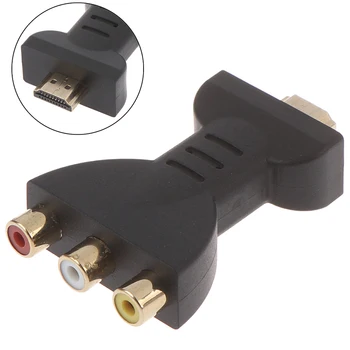 

AV Digital Signal HDMI To 3 RCA Audio Adapter Component Converter HDMI to RGB RCA Component Converter