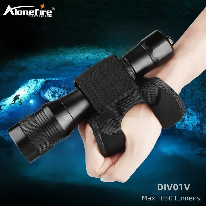 Вспышка для дайвинга Alonefire DIV01V светодиодный фонарь фотосъемки подводный