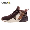ONEMIX Winter Men's Boots Keep Warm Wool Trekking Sneakers Outdoor Unisex Mountain Waterproof Hiking Shoes Running Shoes for Man ► Photo 1/6