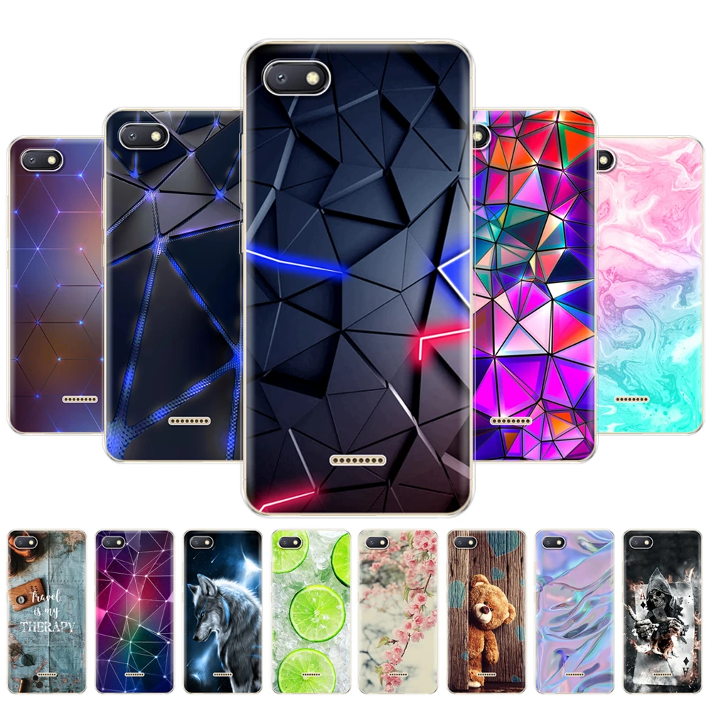 silicon case For xiaomi Redmi 6a Case Full Protection Soft tpu Back Phone Cover for xiaomi Redmi 6 A bumper Hongmi 6a Coque