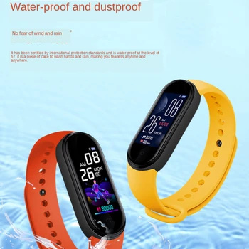

NEW 100% Original M5 Smart Watch Support Hear Rate Blood Pressure Monitoring IP67 Waterproof Digital Clock Smart Bracelet