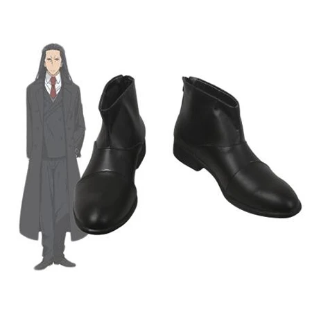

Maou-sama, Retry Kunai Hakuto Cosplay Boots Shoes Black Men Shoes Costume Customized Accessories Halloween Party Shoes