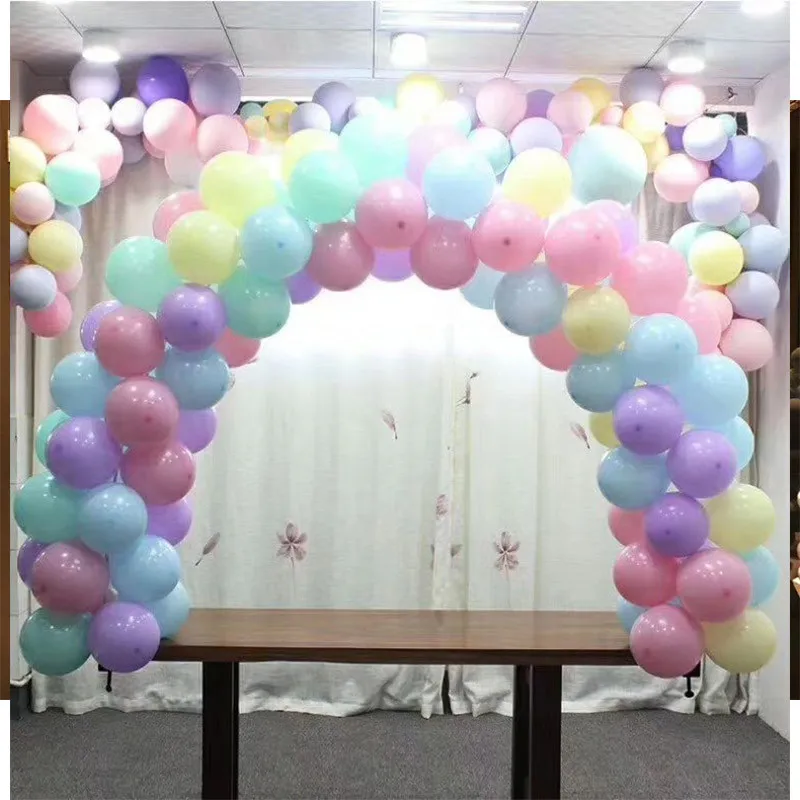 

1set Balloon Arch Wedding Birthday Party Balloons Column Stand Stick Ballon Chain Backdrop Birthday Party Favor Table Decoration