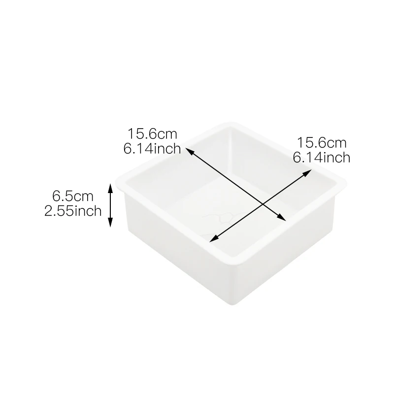 Food Grade Regular Shape Silicone Butter Pillow Cake Mould For Mousse Dessert Bakery Baking Molds