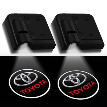 

2pcs Car styling Wireless LED Auto For Toyotas TRD LOGO Car Door Welcome Logo Light Laser Projector Ghost Lamp Car Accessories