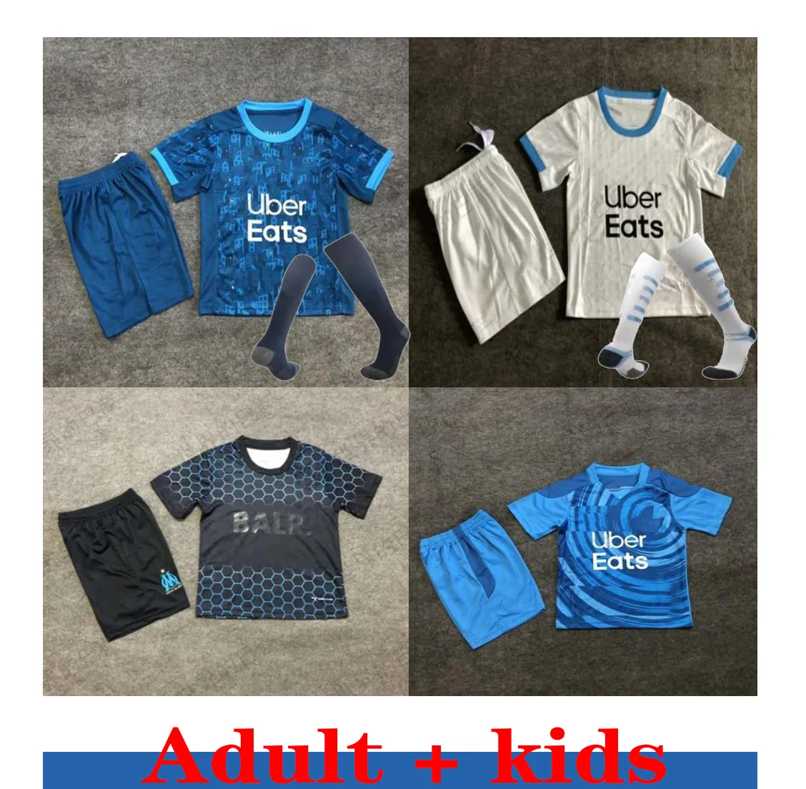 Maillot OM De fútbol para hombres y niños, camiseta De fútbol tailandesa 20 21, Olympique De Marseille, pie De pato, beneet SAKAI KAMARA