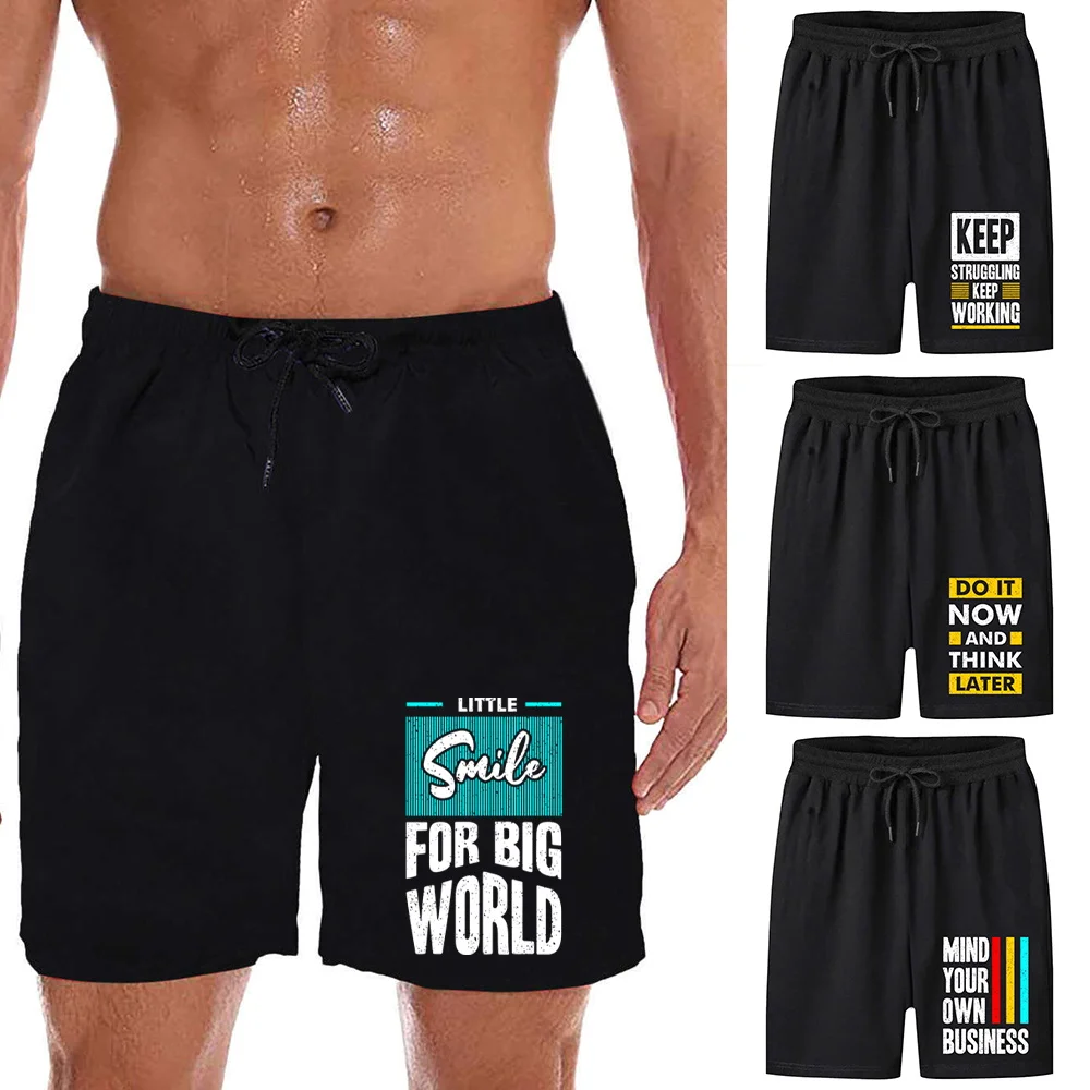 

Summer Shorts Men Fashion Printed Boardshorts Breathable Male Casual Shorts Comfortable Fitness Mens Bodybuilding Shorts