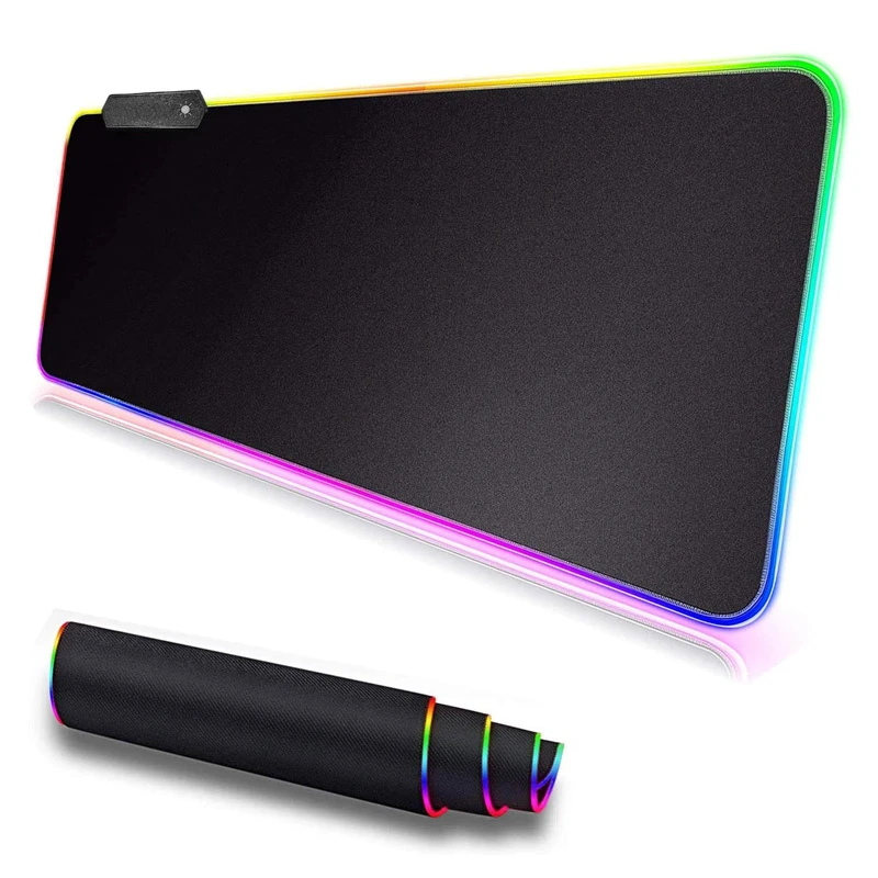 Rgb Gaming Mouse Pad Large Size Colorful Luminous For Pc Computer