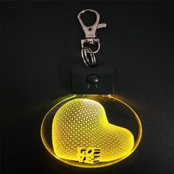 

Love Heart Shape 3D Arylic Night Light Keychain LED Magical Table Lamp Lighting Colors Decoration Birthday Gift Dropshipping