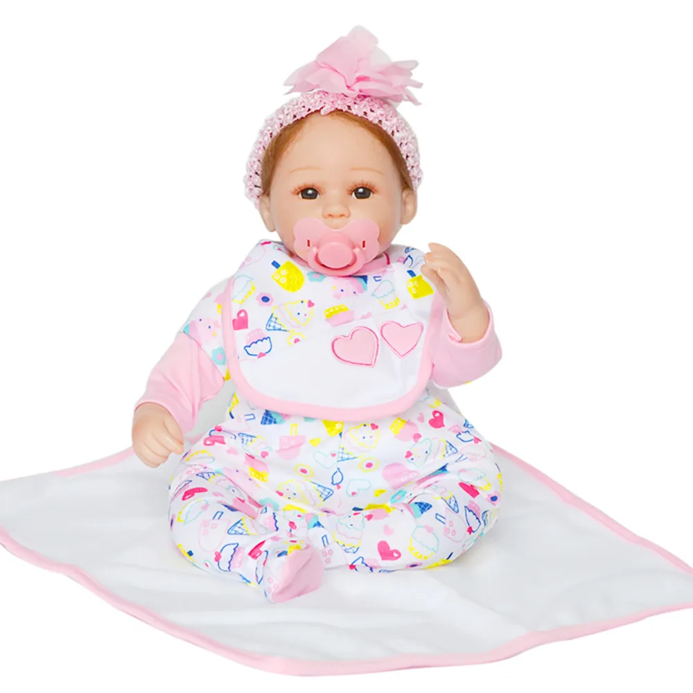 HIINST Baby Reborn Doll 55 см Playmate куклы для новорожденных детей Beb Reborn Body с виниловым силиконовым Reborn Dolls младенцы - Цвет: A