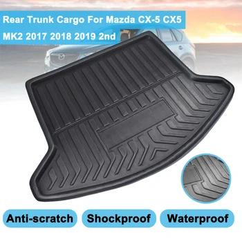 

Cargo Liner For Mazda CX-5 CX5 MK2 2019 2018 2017 2nd Boot Tray Rear Trunk Cover Matt Mat Floor Carpet Kick Pad Mud Non-slip Mat