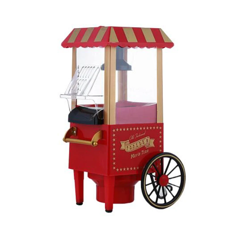 Popcorn Machine Mini Electric Popcorn Maker Retro Carnival Corn Cooking Machine A Pop Corn Household DIY Corn Popper - Image 3