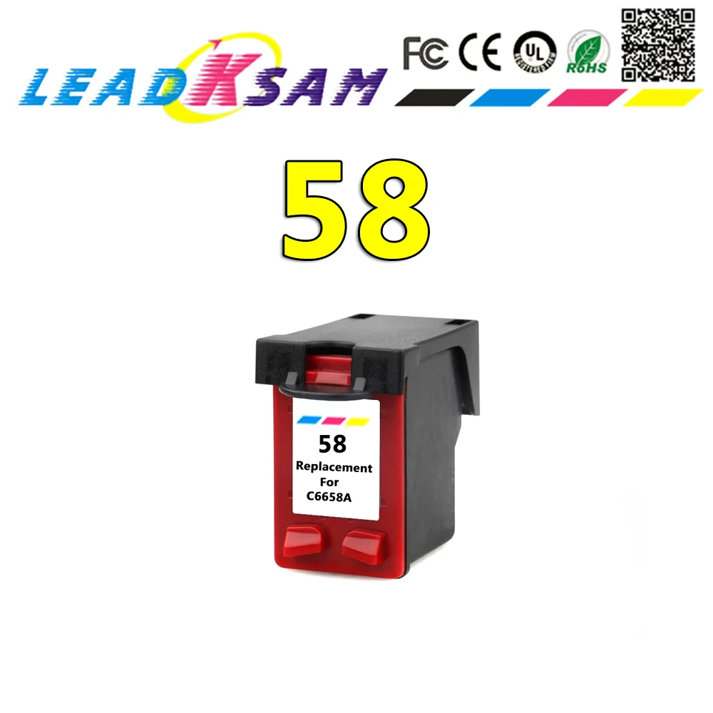 hot 58 compatible For hp58 Ink Cartridges C6658A replace Photosmart 7150 7350 7260 7260v 7260w 7550 7660 7660v 7960 7960w 7660w |