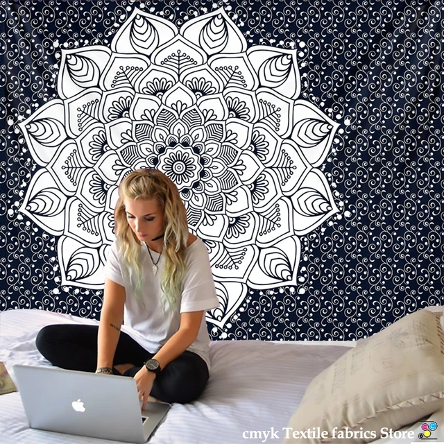 Astrology Tarot Card Mandala Tapestry Wall Hanging