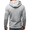 Personality Zipper Sweatshirt Solid Color Hoodies & Sweatshirts Men's Men's Clothing