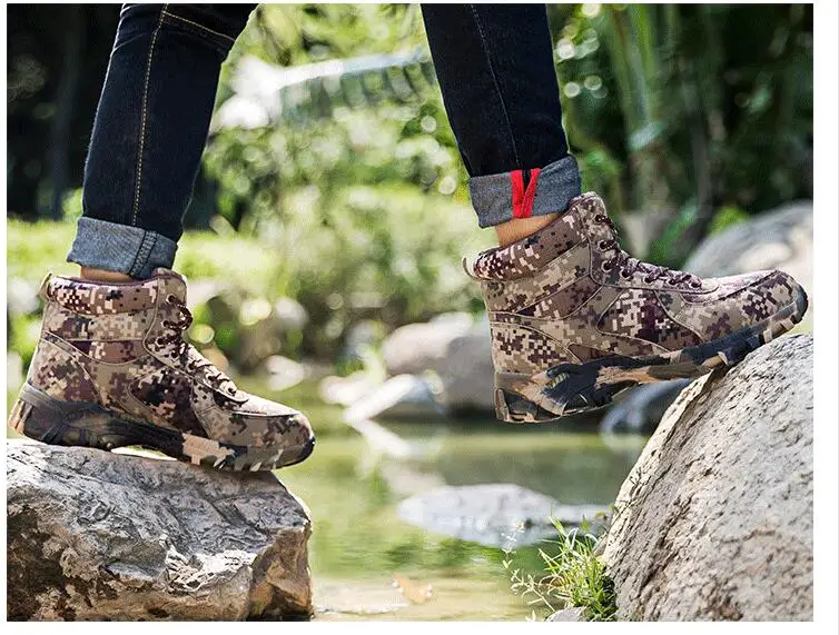 Ботильоны из натуральной шерсти; мужские зимние ботинки; Size38-46; теплая Военная обувь; мужские зимние ботинки; Новинка; камуфляжные не сужающиеся книзу кроссовки; мужская обувь