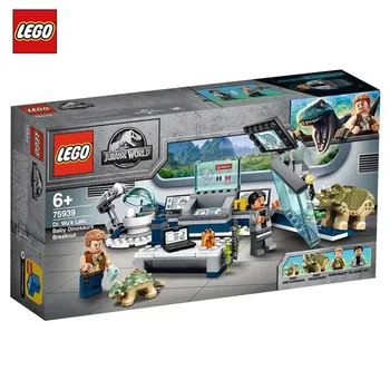 

LEGO Building Blocks Jurassic World Series Dr.Wu's Laboratory Little Dinosaur Escaped 75939 164pcs/pzs- Kids Christmas Gift