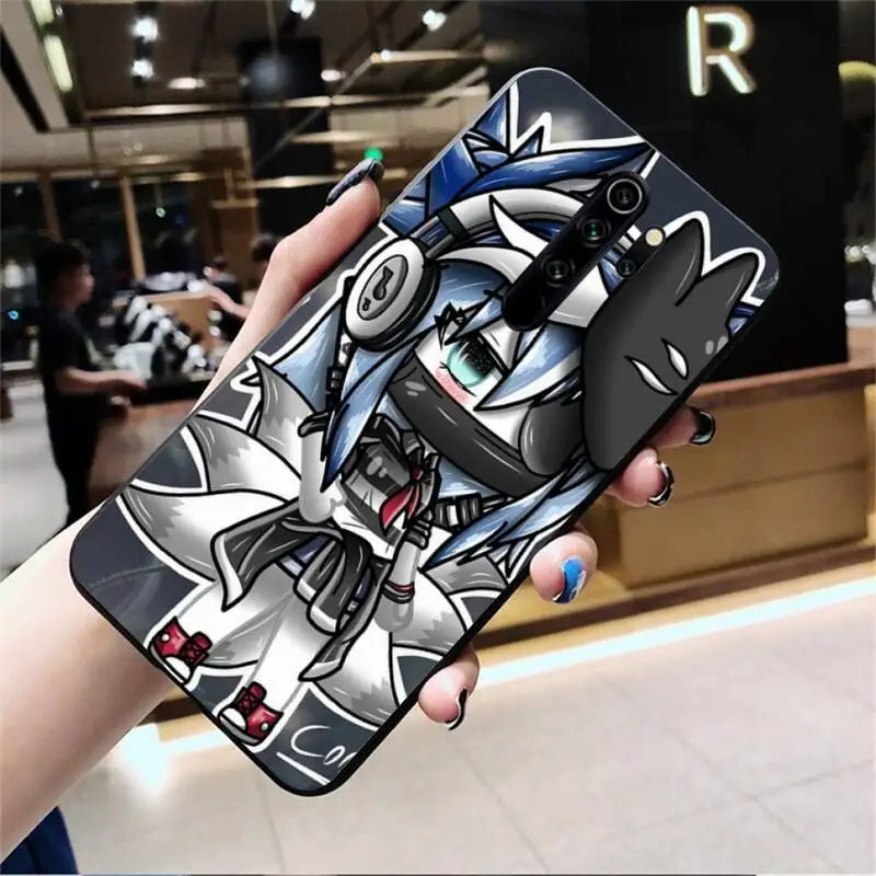 xiaomi leather case color HPCHCJHM Social game Gacha Life DIY Printing Phone Case cover Shell for Redmi Note 8 8A 8T 7 6 6A 5 5A 4 4X 4A Go Pro cases for xiaomi blue