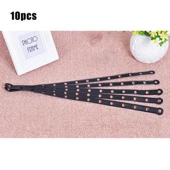 

Hot 10pcs Hangers Article Link Chain Hook Clothes Plastic Hook Link Bar Clothes Hangers D6