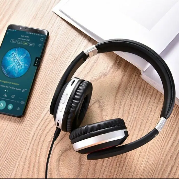Складные Наушники Bluetooth 5,0, беспроводная гарнитура, стерео басовые наушники с микрофоном ING-SHIPPING