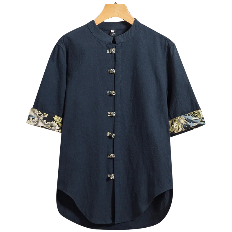 

Plus Asian Size L-5XL Shirt For Men Short Sleeves 2020 Summer Style Fashion Casual Clothing