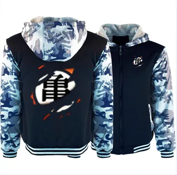 

DRAGON BALL Print New Zipper Costume Hoodies Men Anime Verse Hooded Cosplay Sweatshirts Streetwear Casual Tops